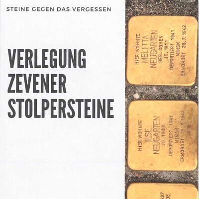 3 Stolpersteine werden gezeigt 