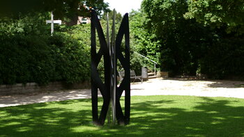 Metallskulptur Aufwärts