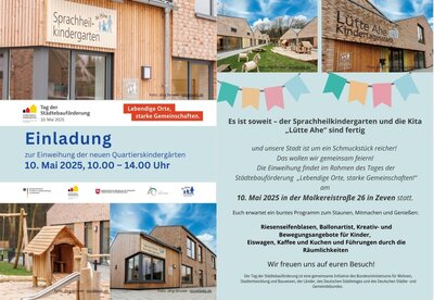 Einladung Einweihungsfest 10. Mai 2025
