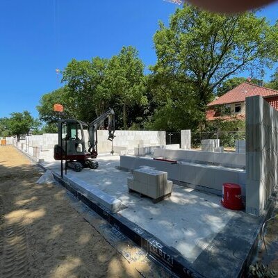 Quartierskindergarten Molkereistraße Baustand 13.06.2023